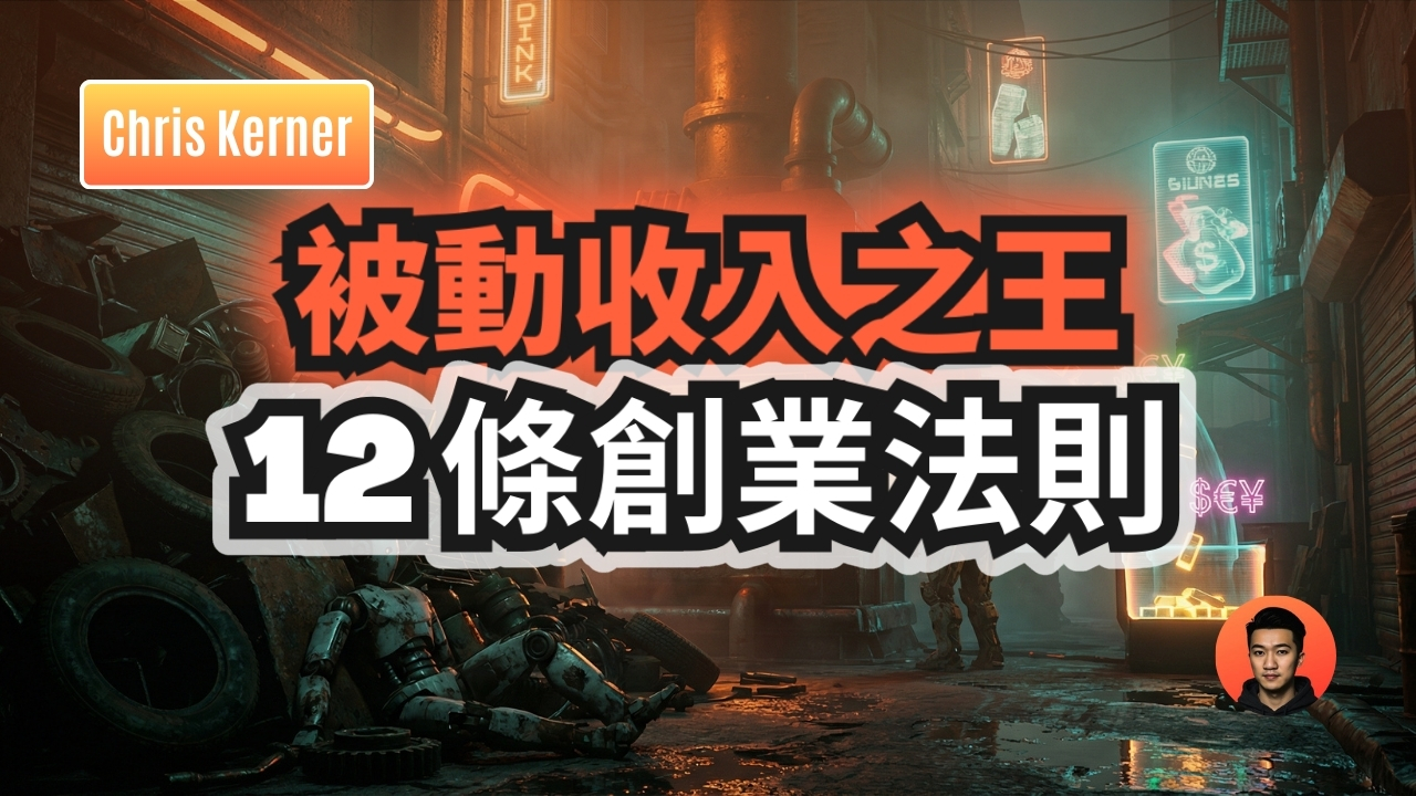 80 家公司累積千萬收入：被動收入之王 Chris Kerner 的 12 條創業法則